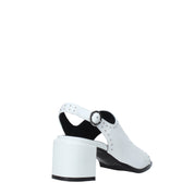 Sandali tacco Bianco Mally