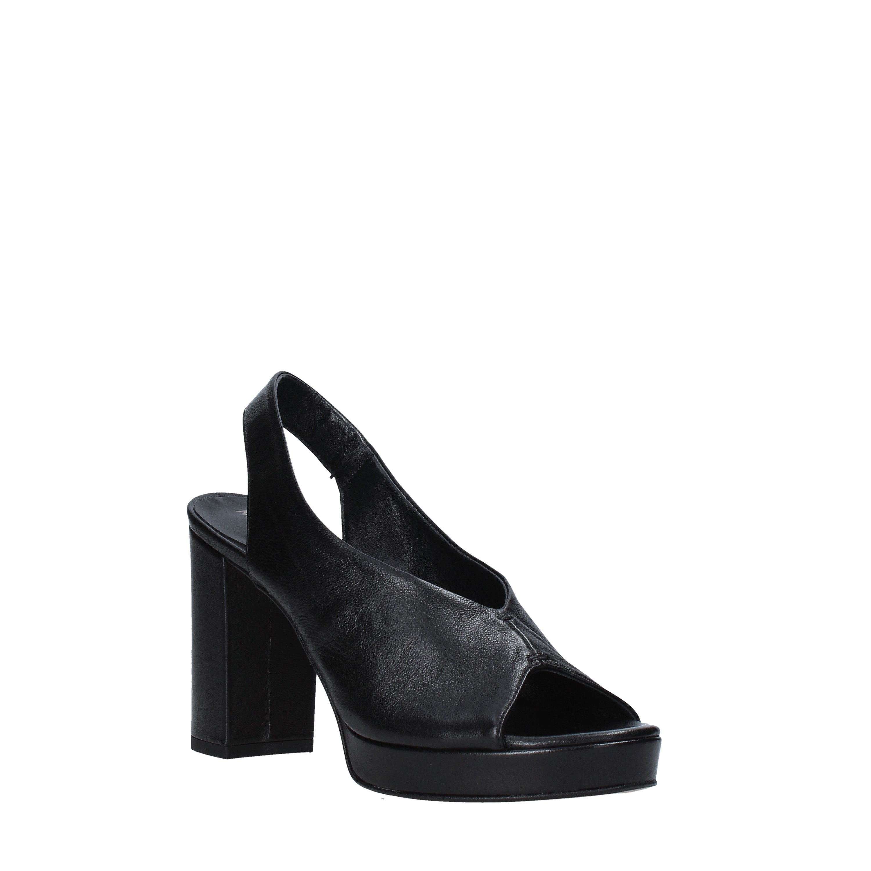 Sandali tacco Nero Mally