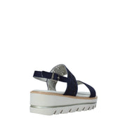 Sandali zeppa Blu Miss Callaghan