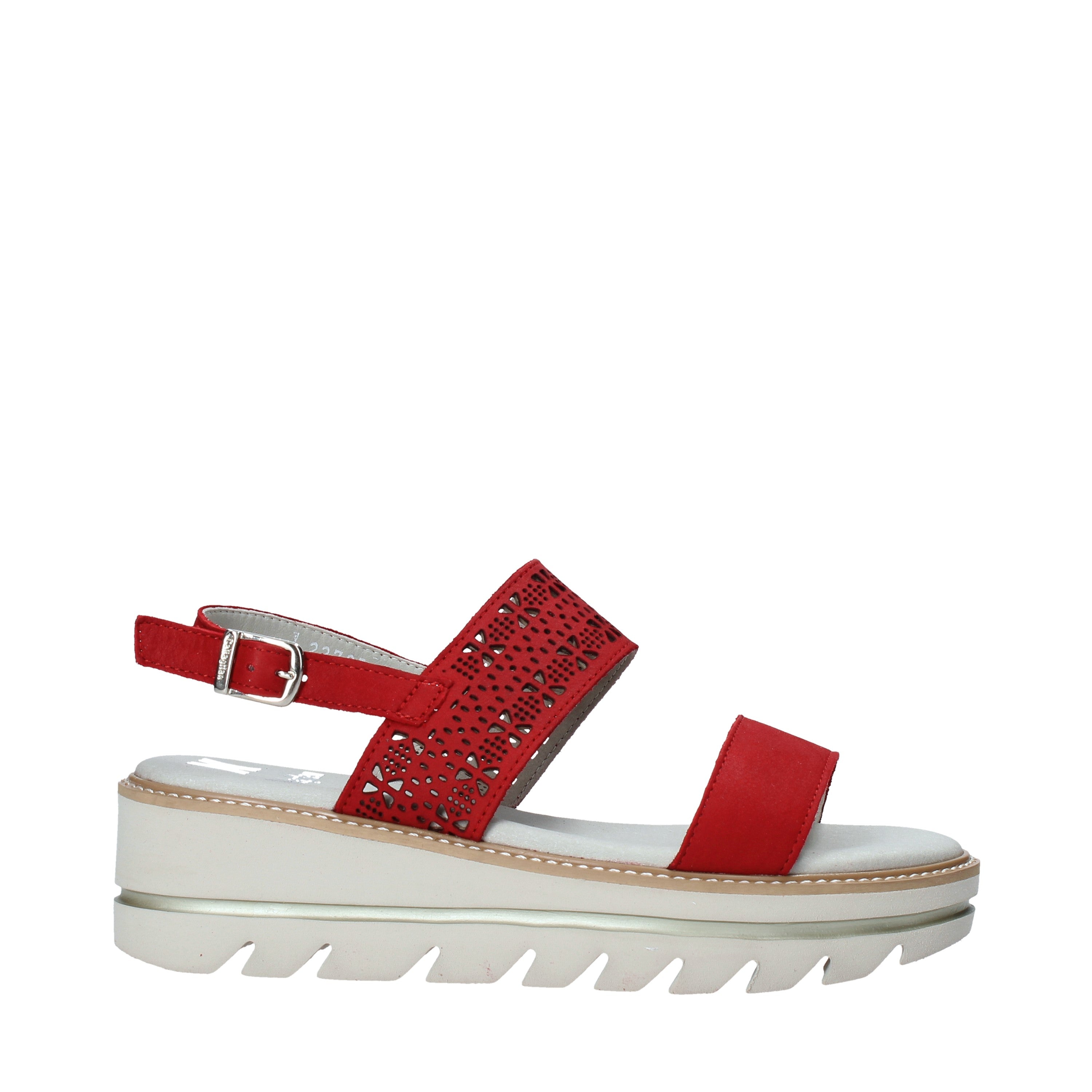 Sandali zeppa Rosso Miss Callaghan