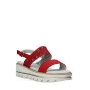 Sandali zeppa Rosso Miss Callaghan