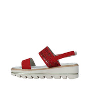 Sandali zeppa Rosso Miss Callaghan