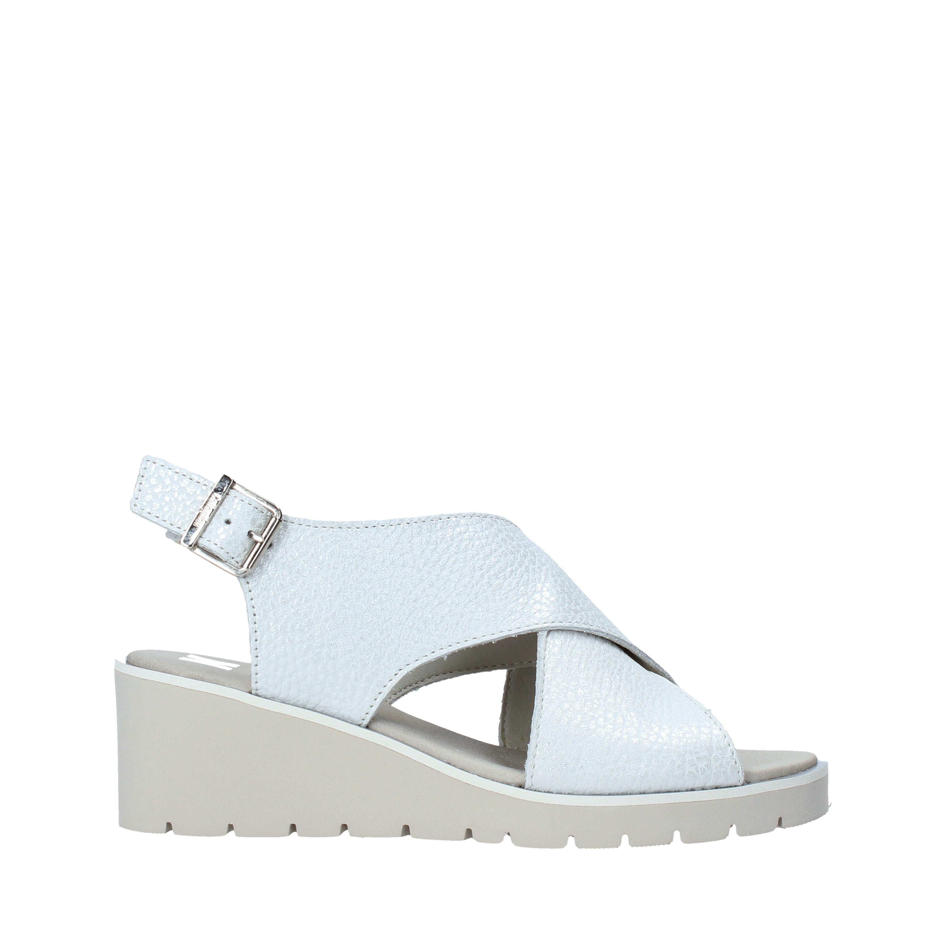 Sandali zeppa Bianco Miss Callaghan