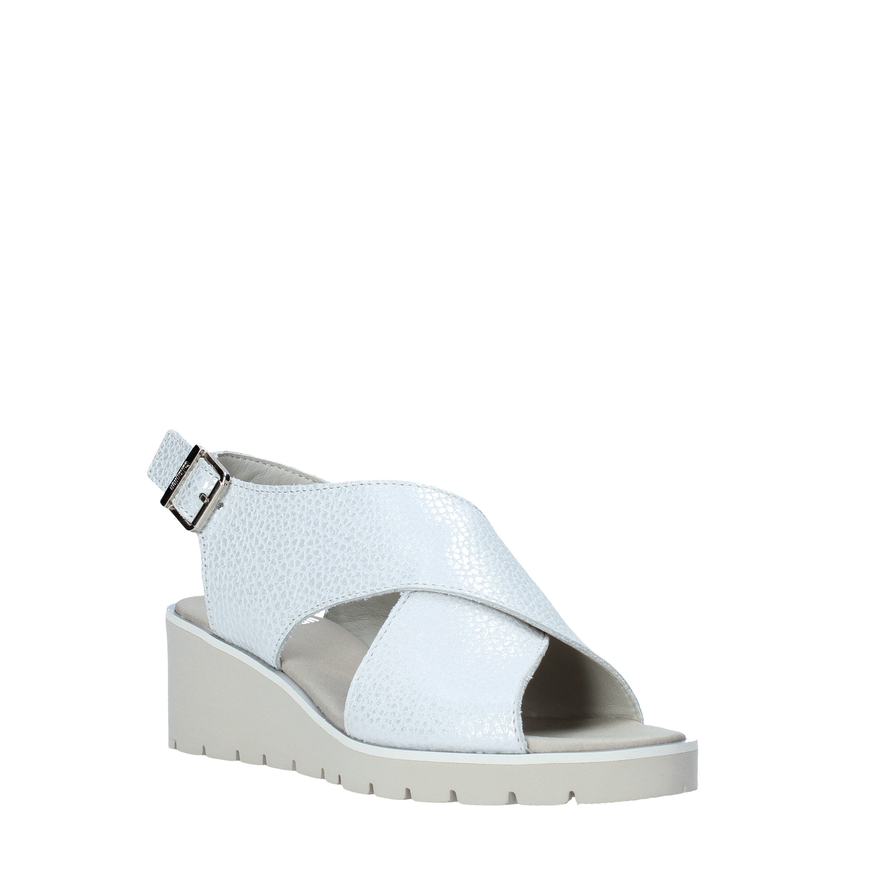 Sandali zeppa Bianco Miss Callaghan