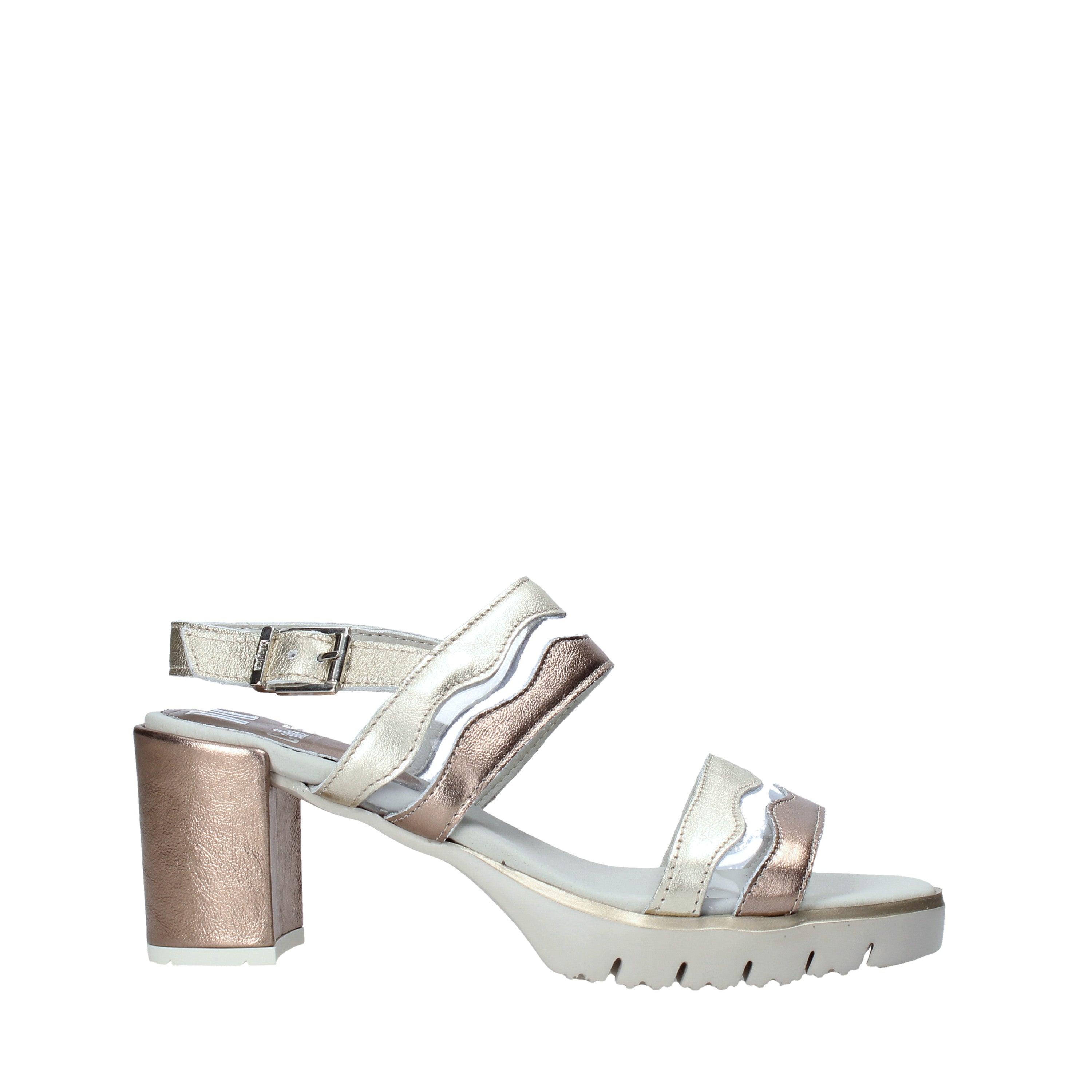 Sandali tacco Rosa Miss Callaghan