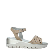 Sandali zeppa Beige Miss Callaghan