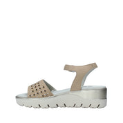 Sandali zeppa Beige Miss Callaghan