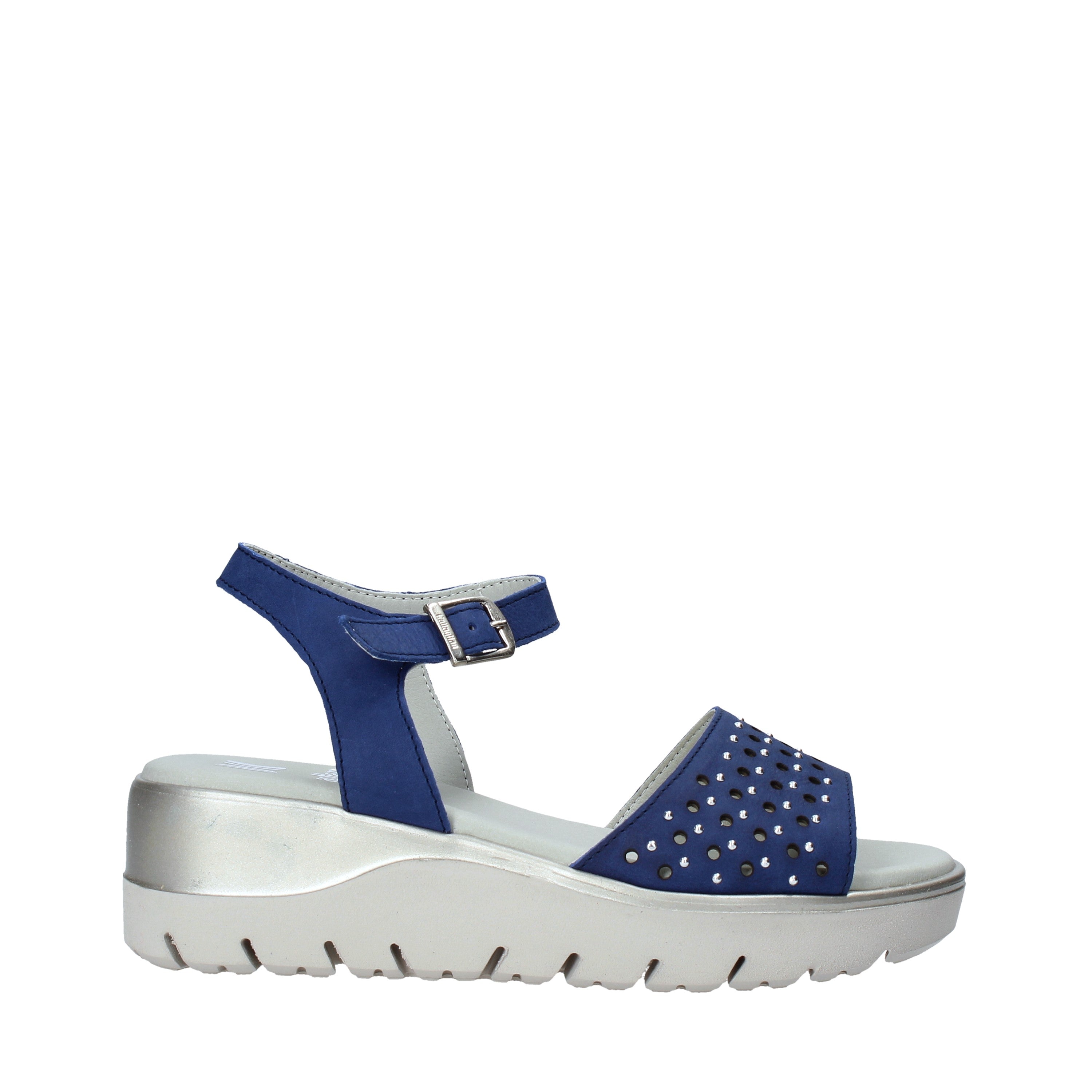 Sandali zeppa Blu Miss Callaghan