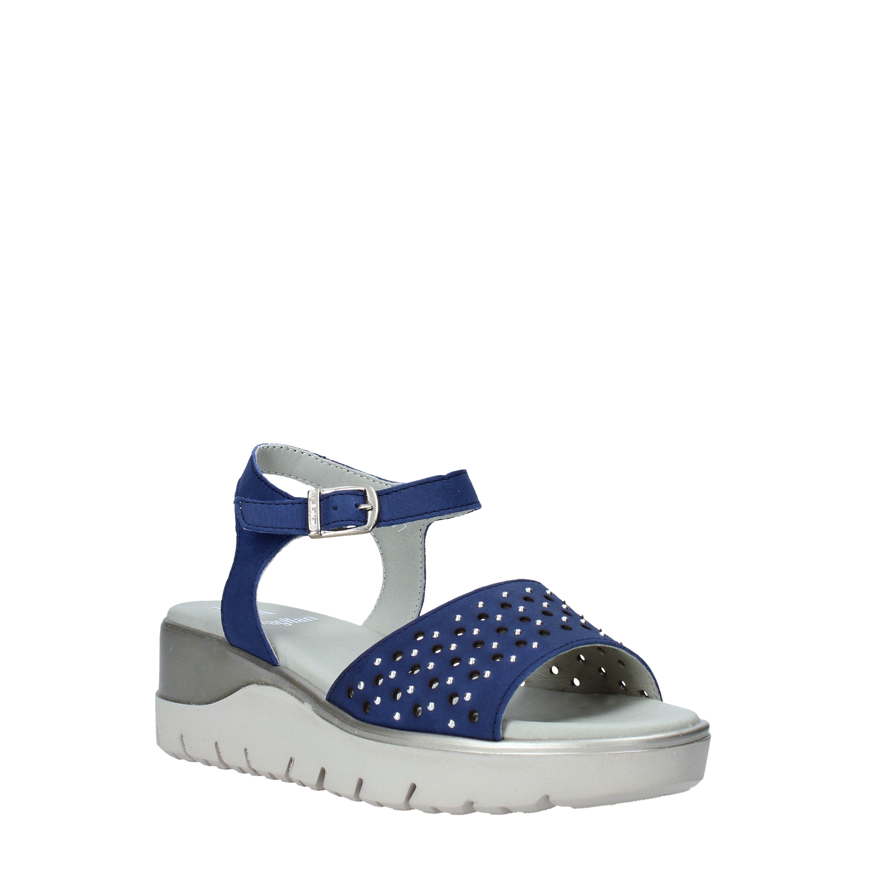 Sandali zeppa Blu Miss Callaghan