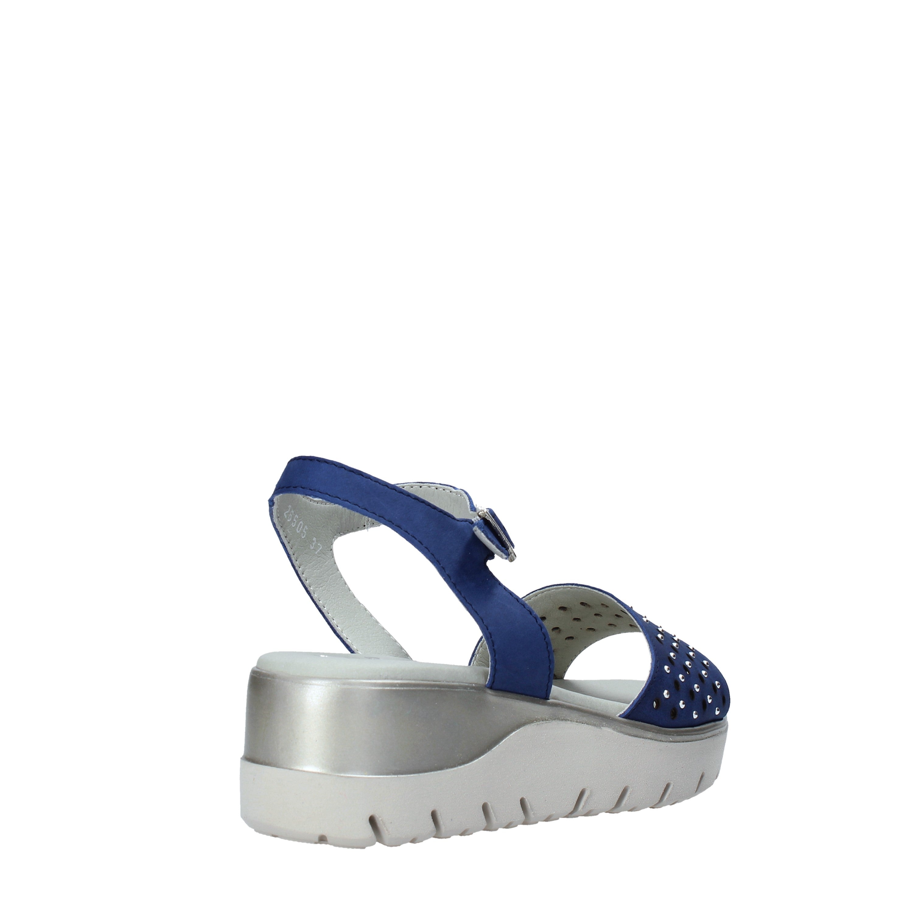 Sandali zeppa Blu Miss Callaghan