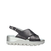 Sandali zeppa Nero Miss Callaghan