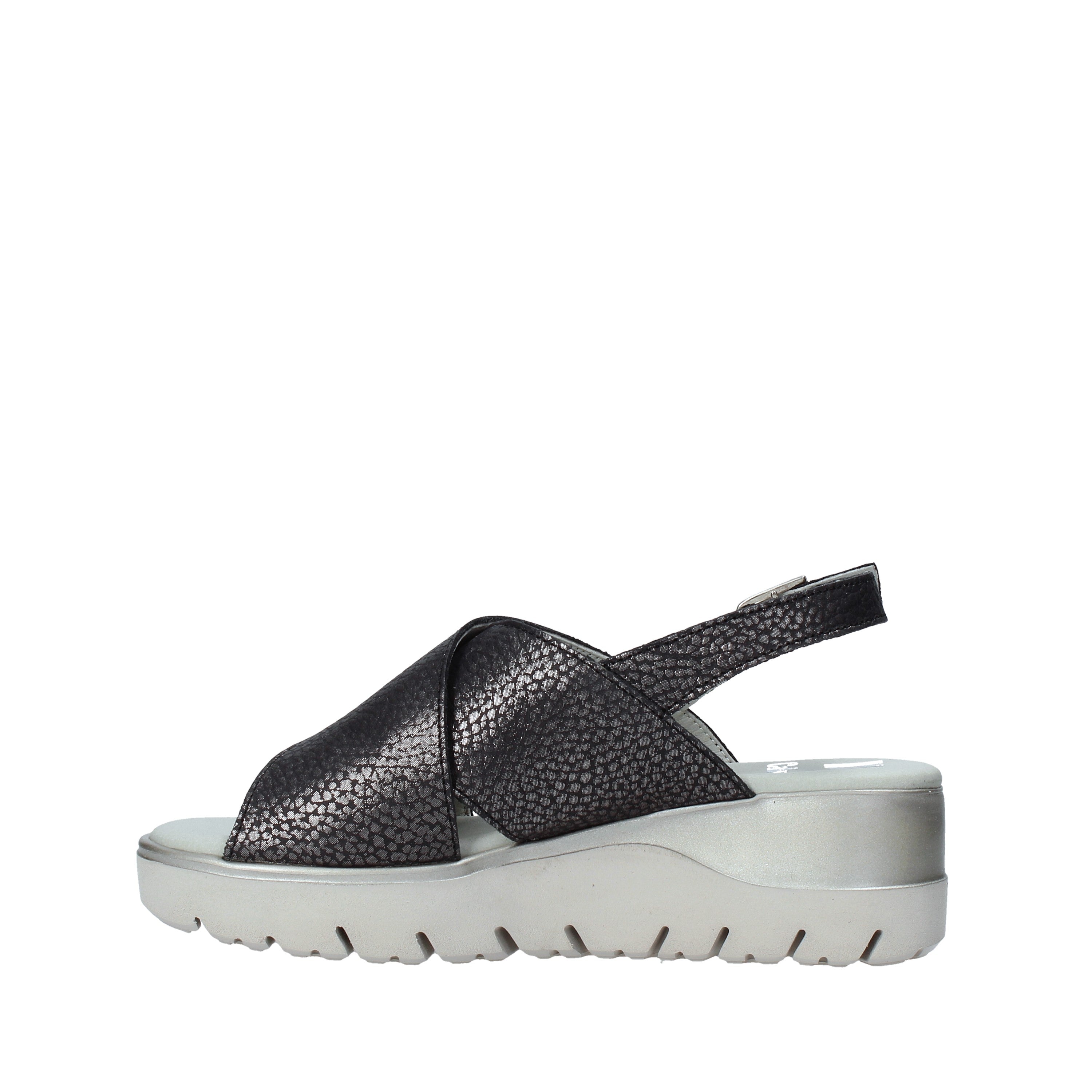 Sandali zeppa Nero Miss Callaghan