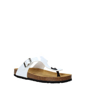 Infradito Bianco Vernice Bamboo