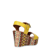 Sandali zeppa Giallo Grace Shoes