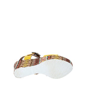 Sandali zeppa Giallo Grace Shoes