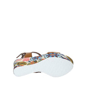 Sandali zeppa Cammello Grace Shoes