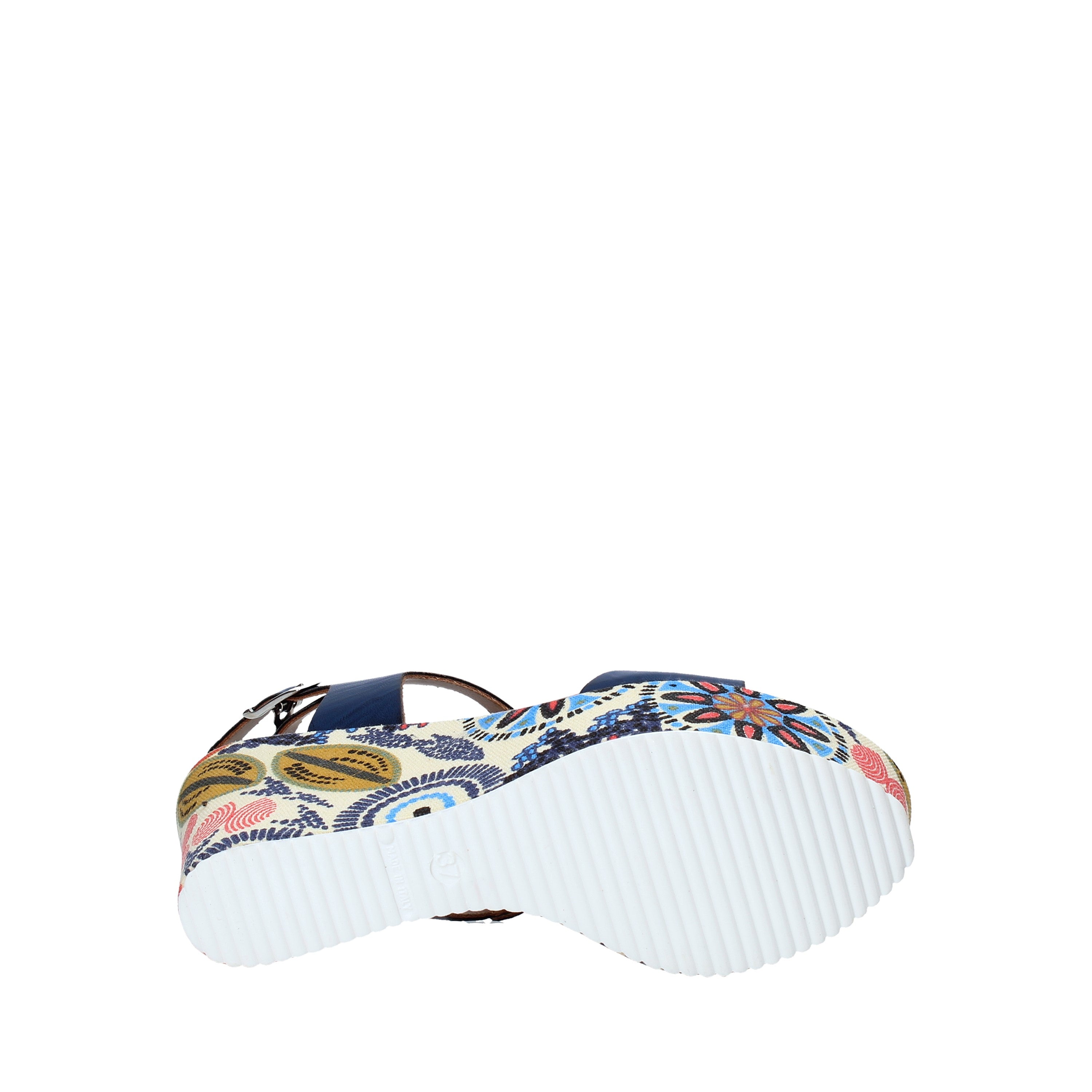 Sandali zeppa Blu Grace Shoes