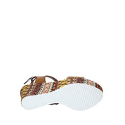 Sandali zeppa Marrone Grace Shoes