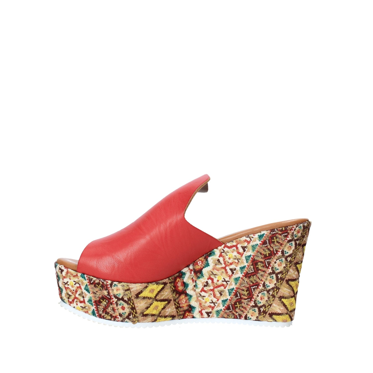 Sandali zeppa Rosso Grace Shoes