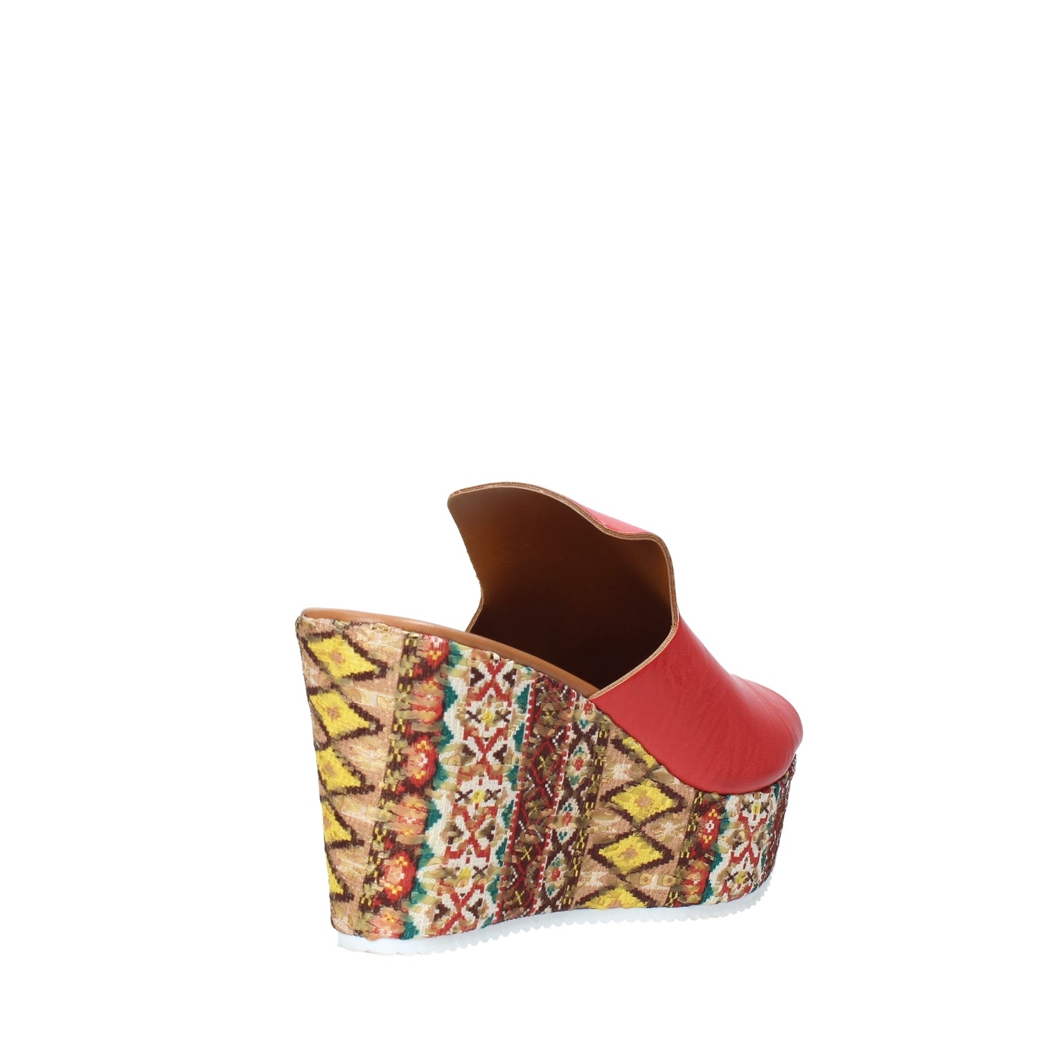 Sandali zeppa Rosso Grace Shoes