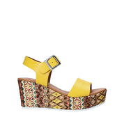 Sandali zeppa Giallo Grace Shoes