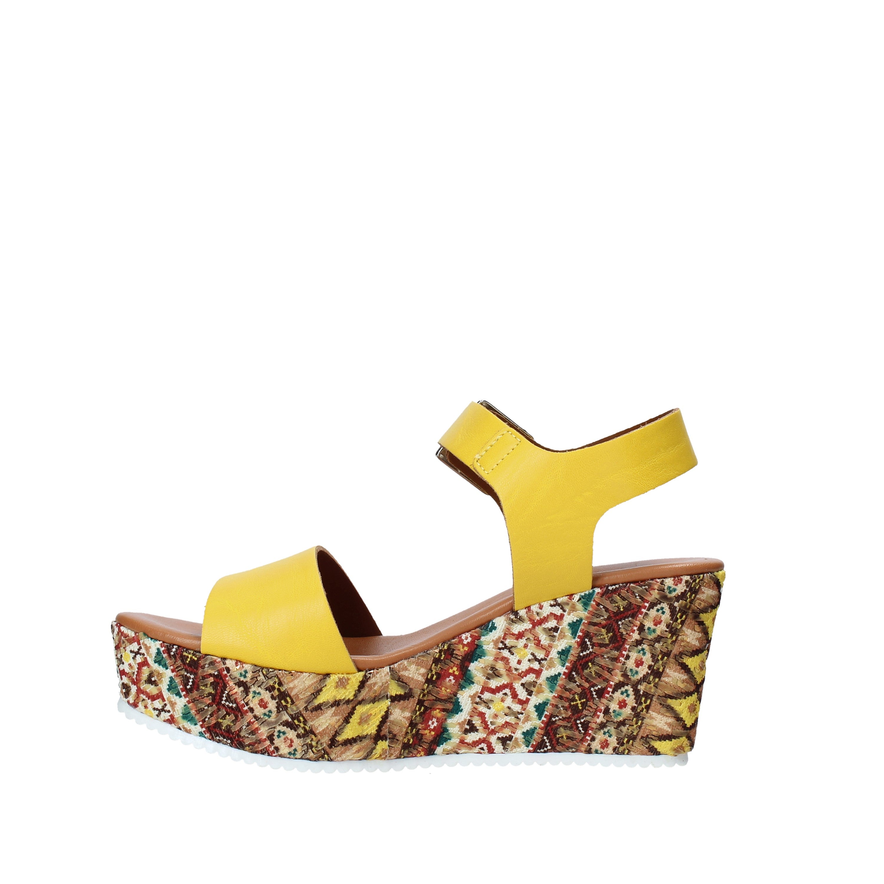 Sandali zeppa Giallo Grace Shoes