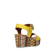 Sandali zeppa Giallo Grace Shoes