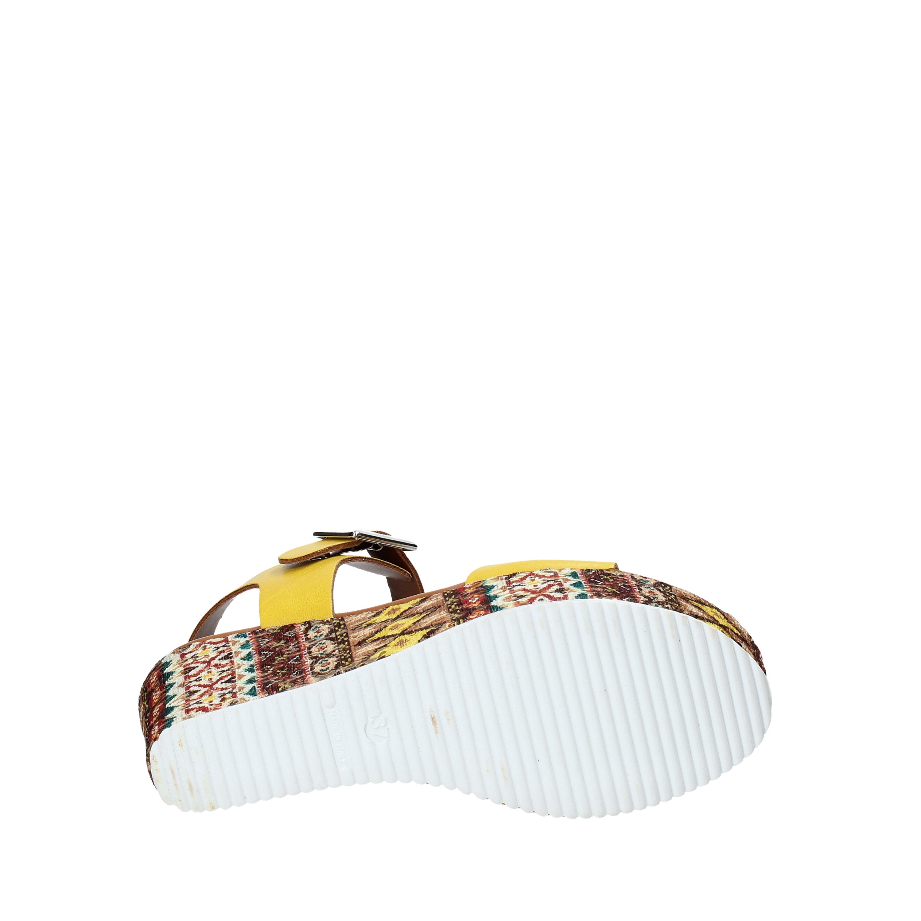 Sandali zeppa Giallo Grace Shoes