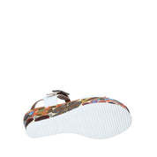 Sandali zeppa Bianco Grace Shoes