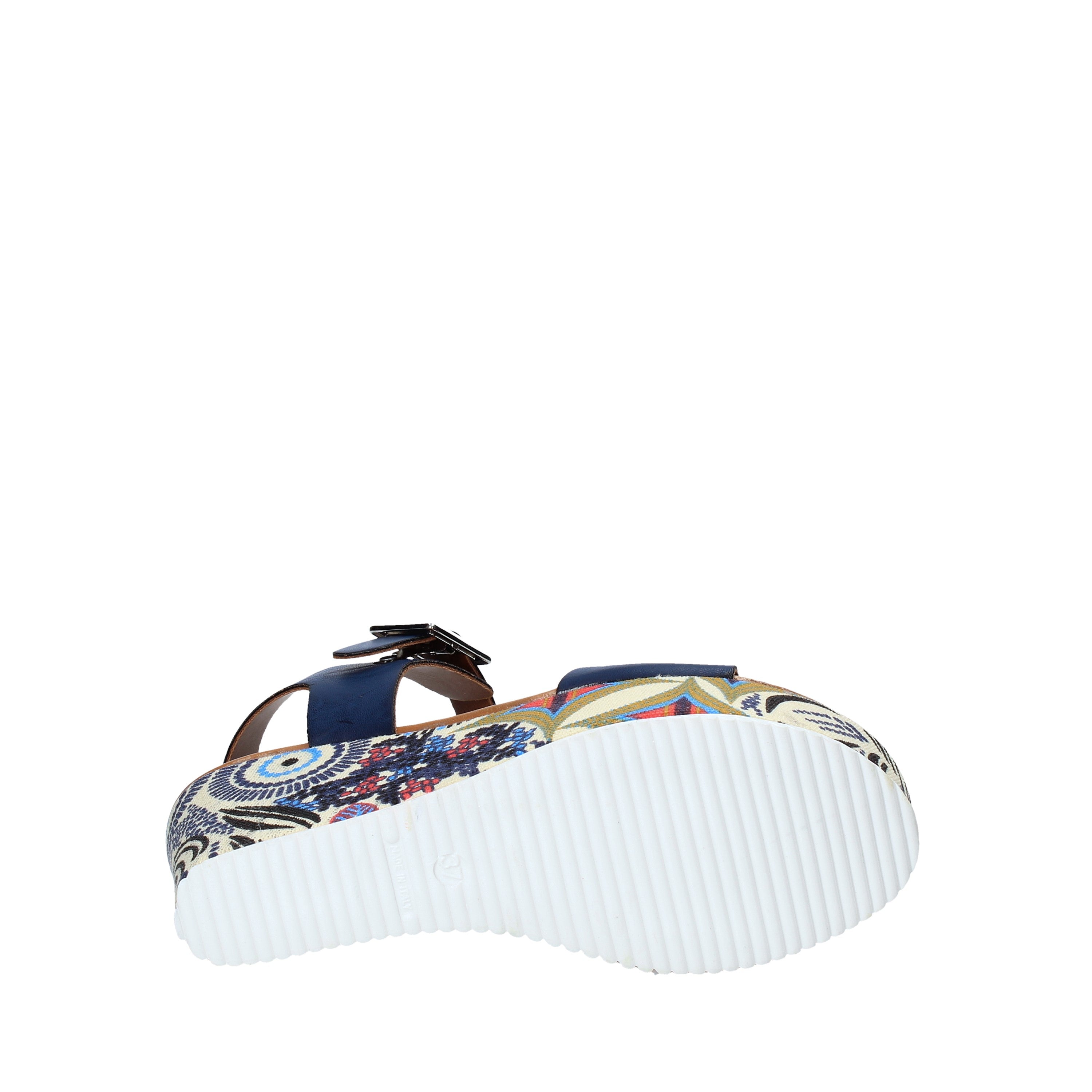 Sandali zeppa Blu Grace Shoes