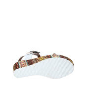 Sandali zeppa Bianco Grace Shoes