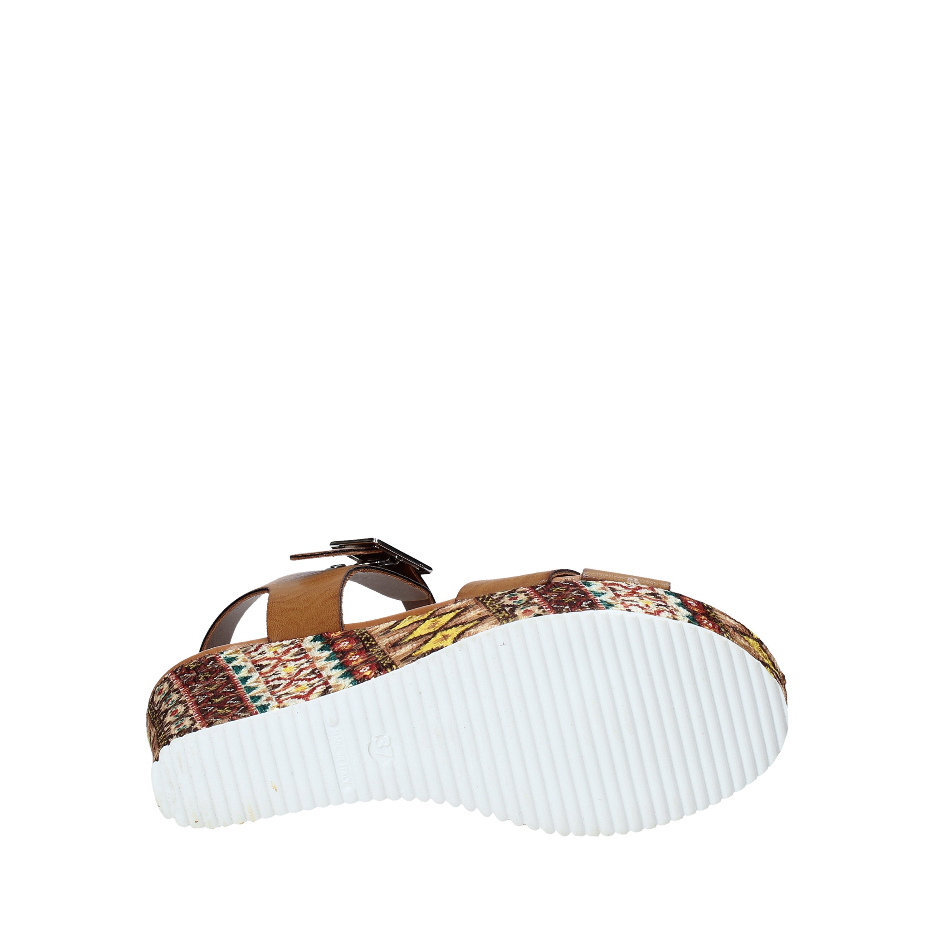 Sandali zeppa Marrone Grace Shoes