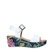 Sandali zeppa Bianco Grace Shoes