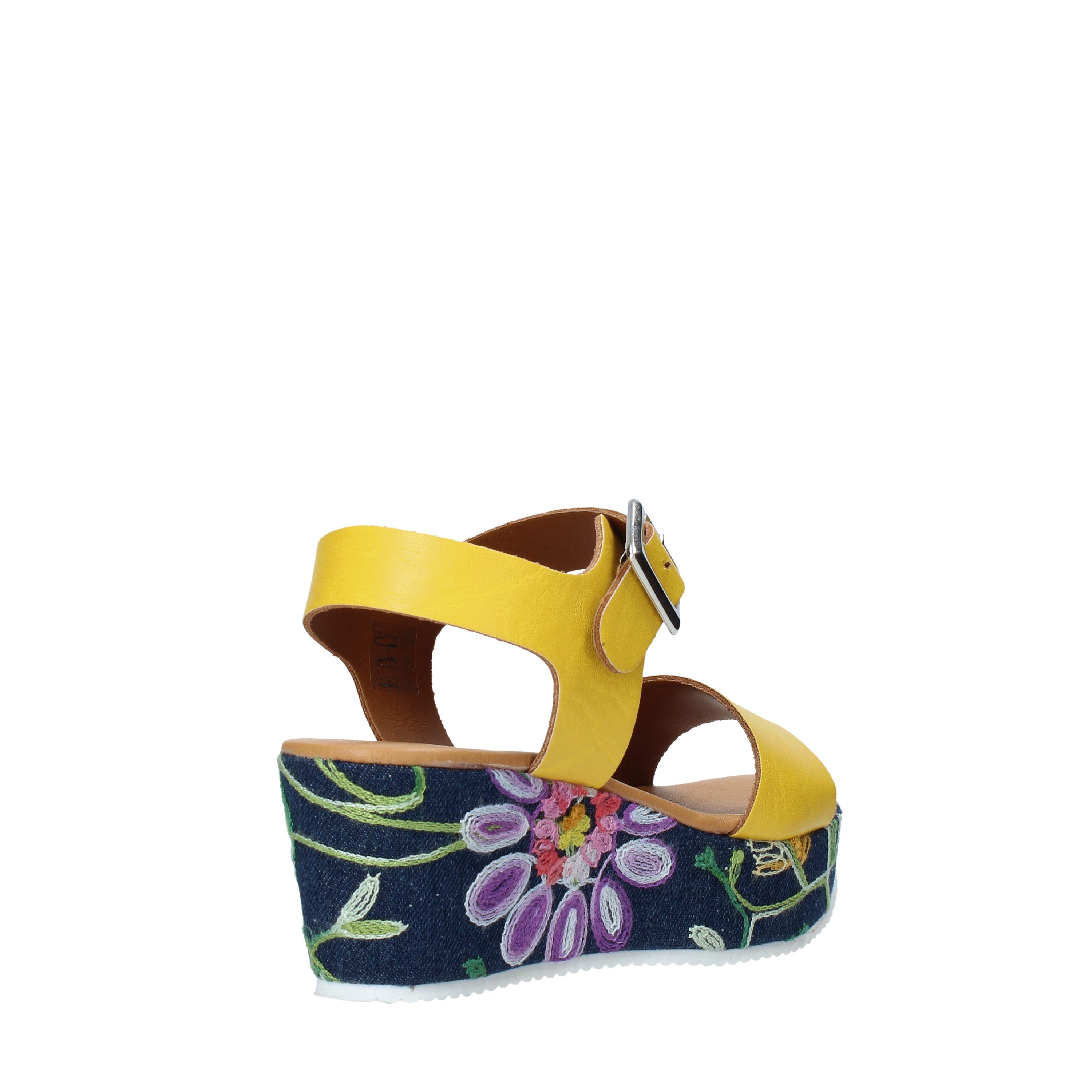 Sandali zeppa Giallo Grace Shoes