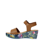Sandali zeppa Marrone Grace Shoes