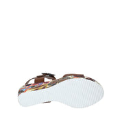 Sandali zeppa Marrone Grace Shoes