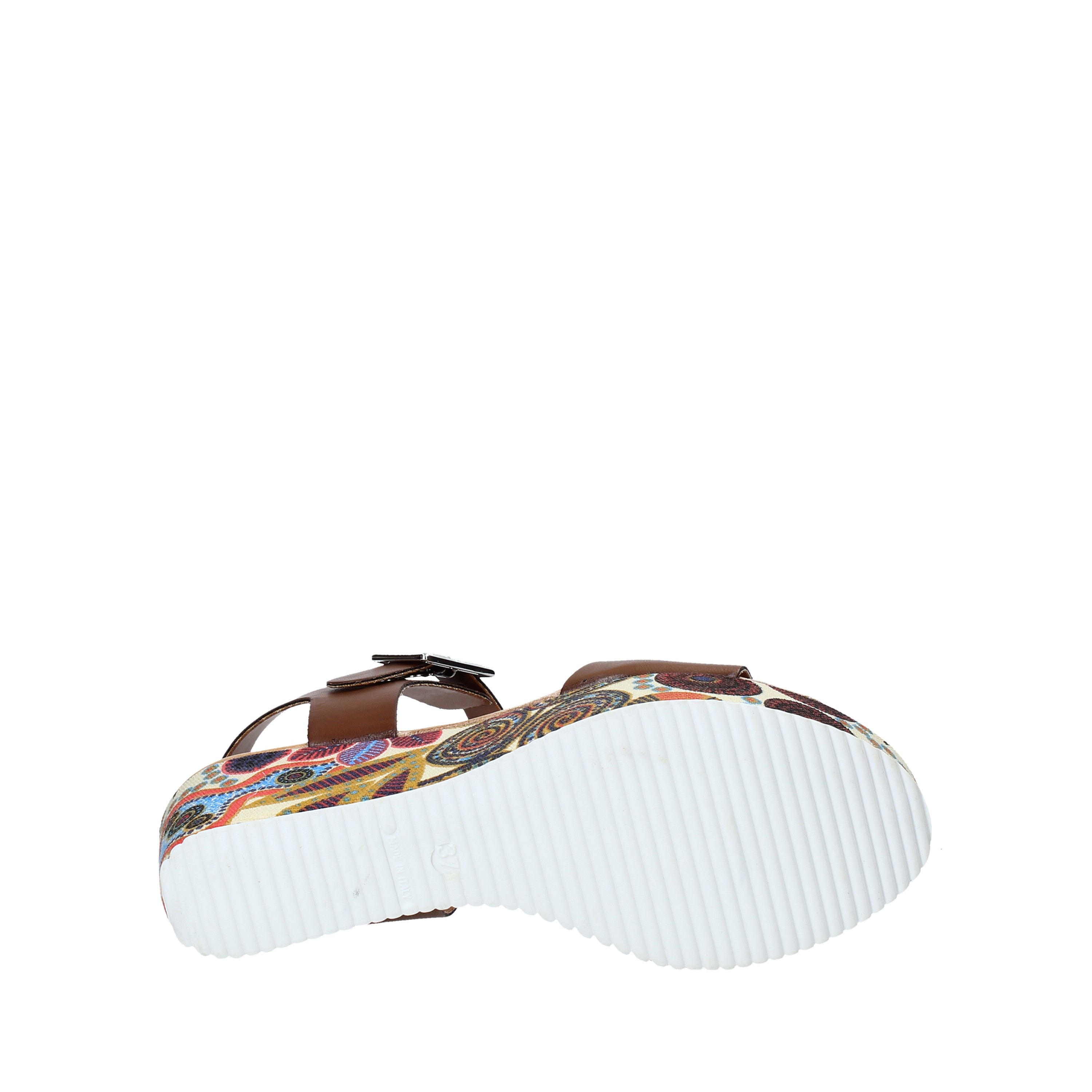 Sandali zeppa Marrone Grace Shoes