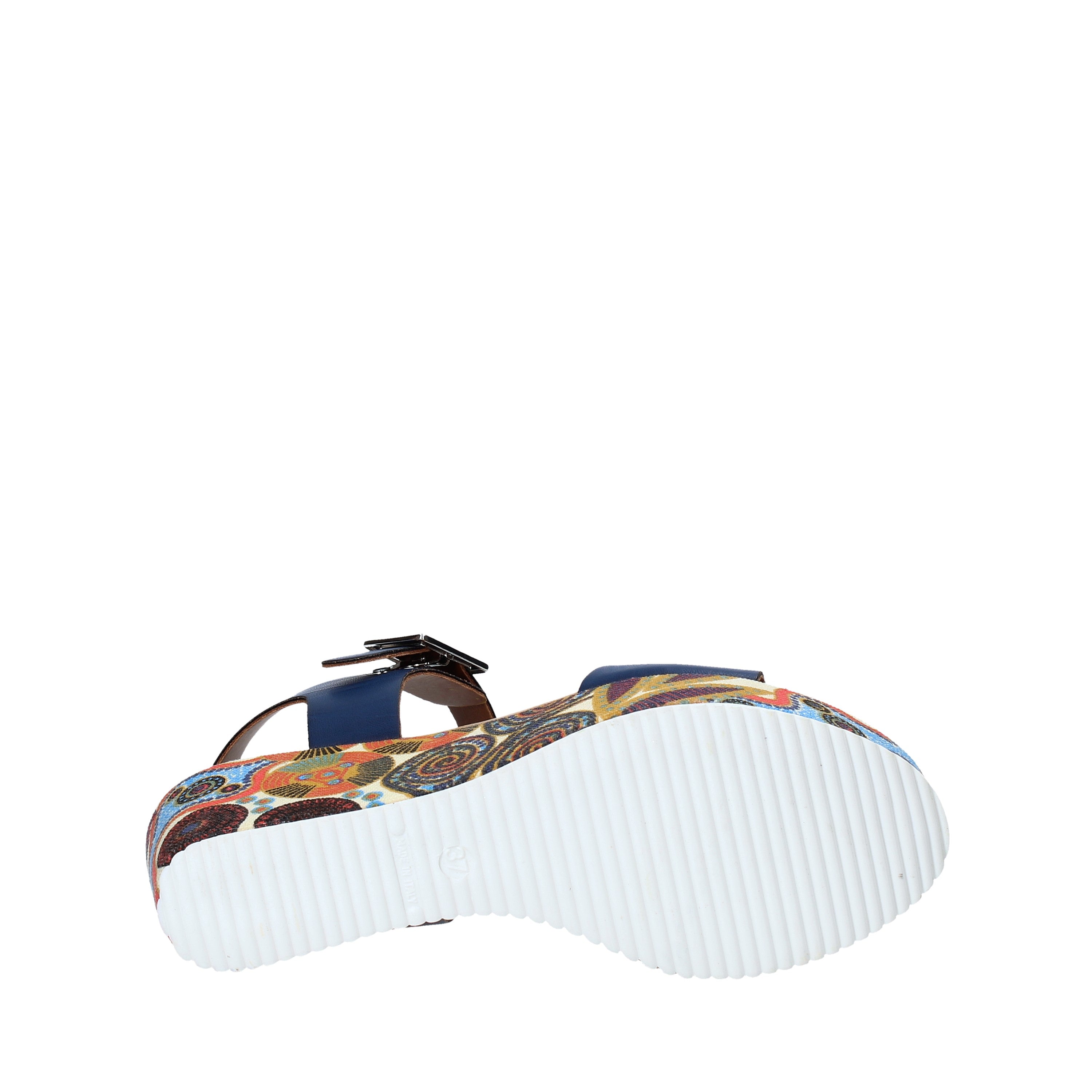 Sandali zeppa Blu Grace Shoes