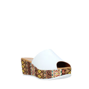 Sandali zeppa Bianco Grace Shoes