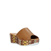 Sandali zeppa Marrone Grace Shoes