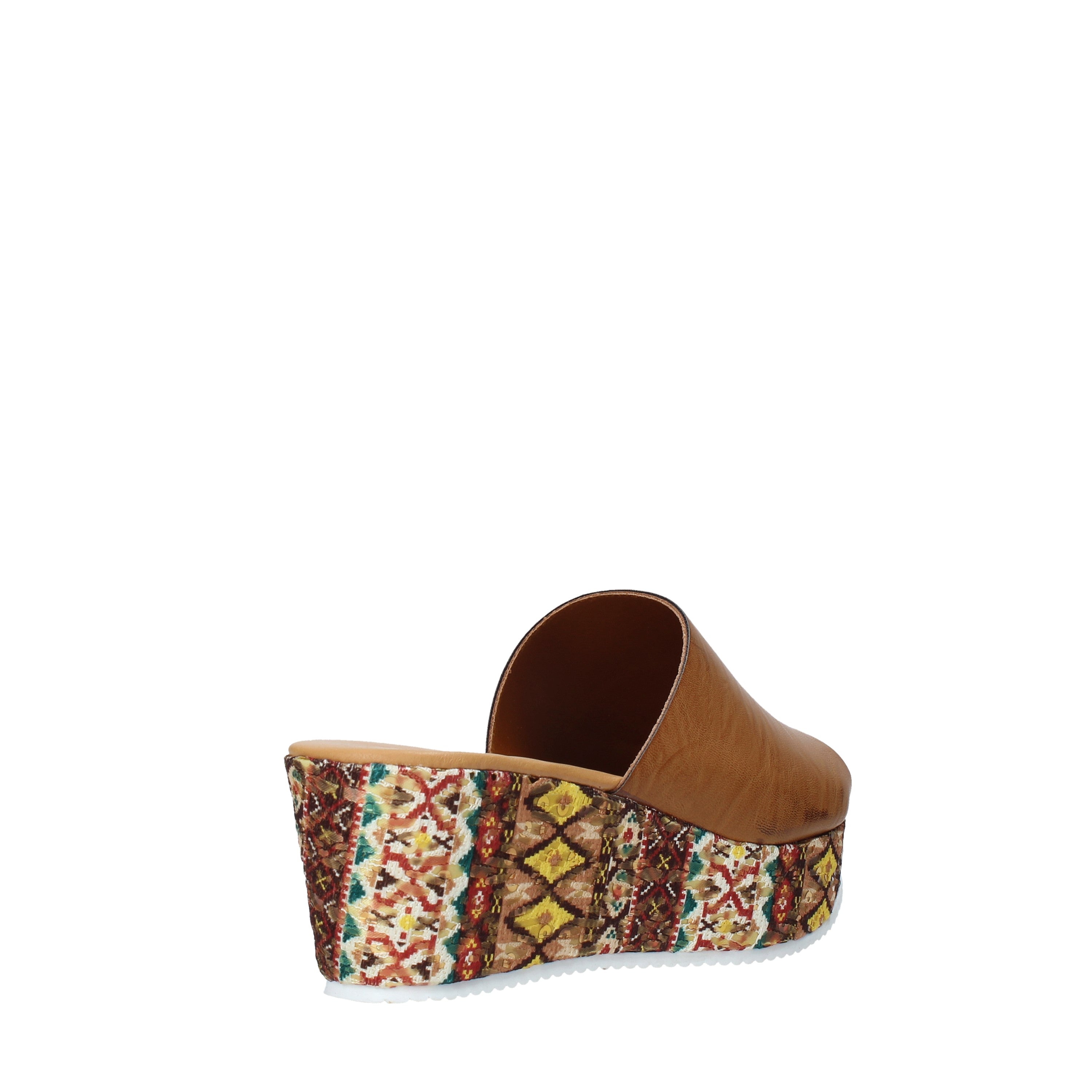 Sandali zeppa Marrone Grace Shoes