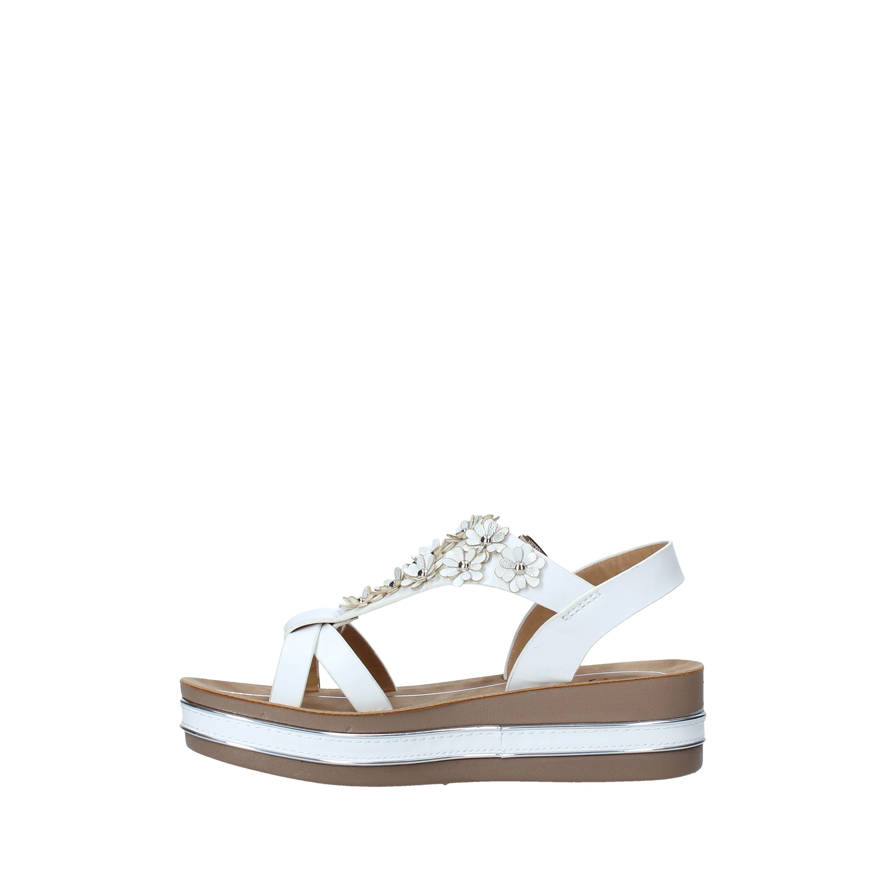 Sandali zeppa Bianco Jolì