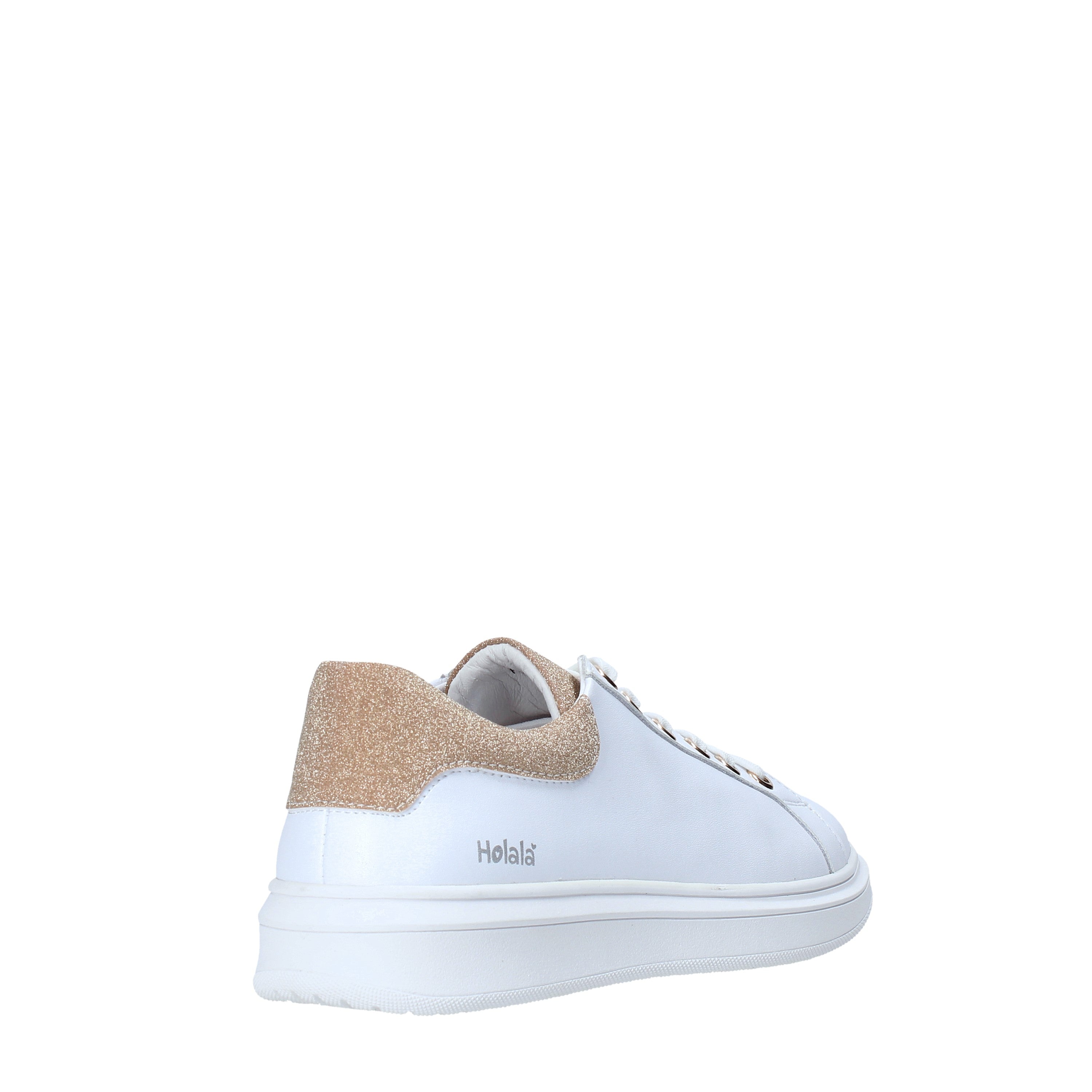 Sneakers Bianco Oro Holalà