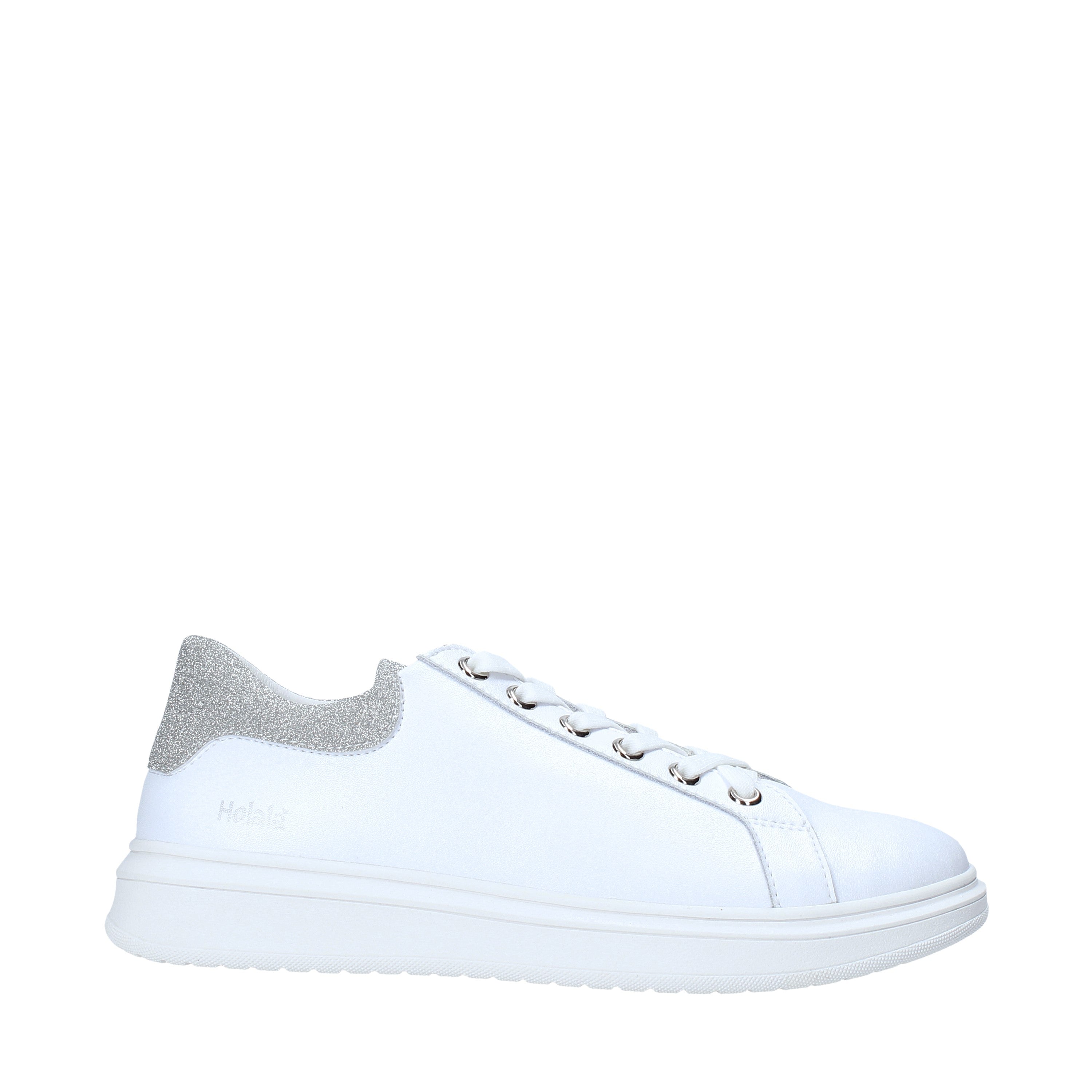 Sneakers Bianco Argento Holalà