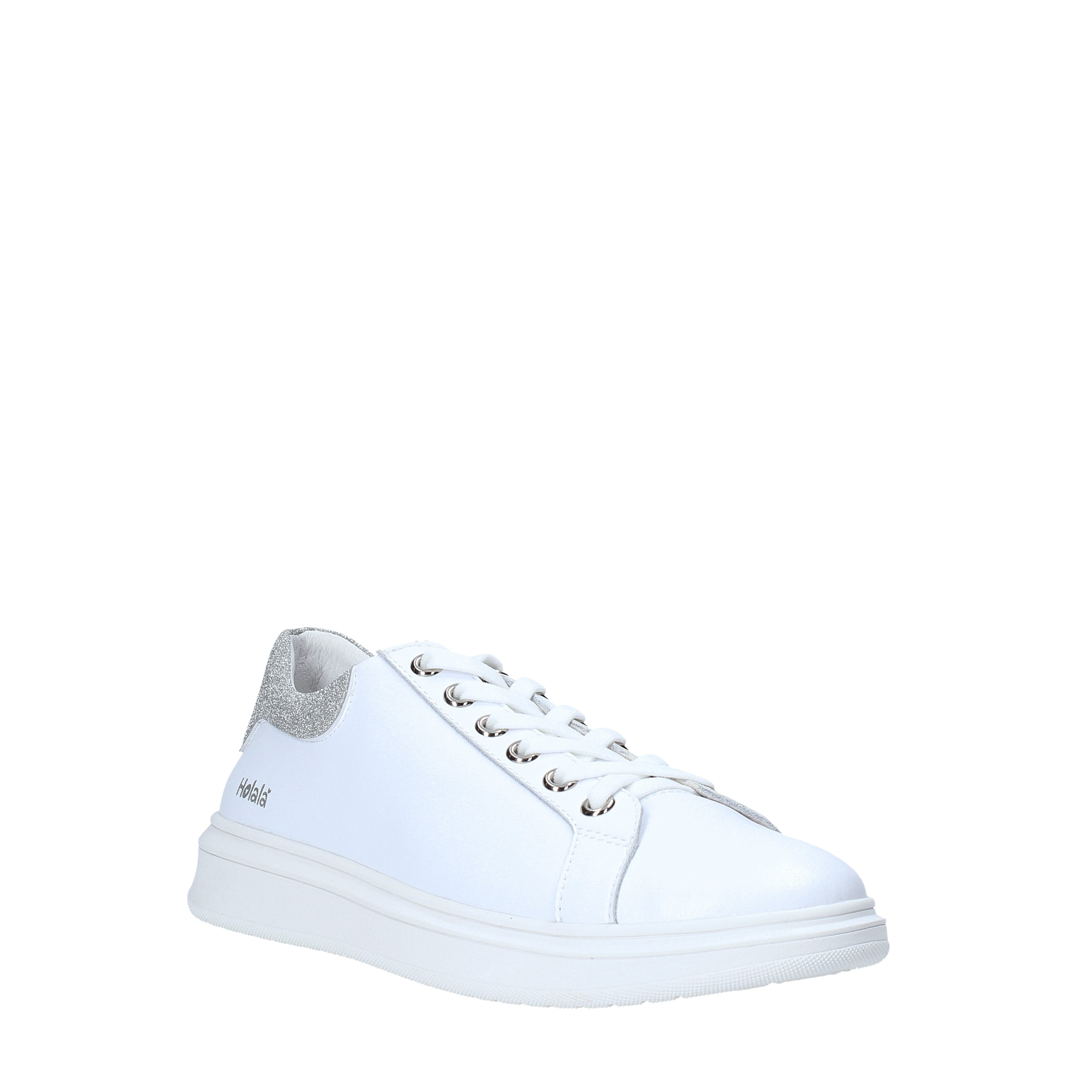 Sneakers Bianco Argento Holalà