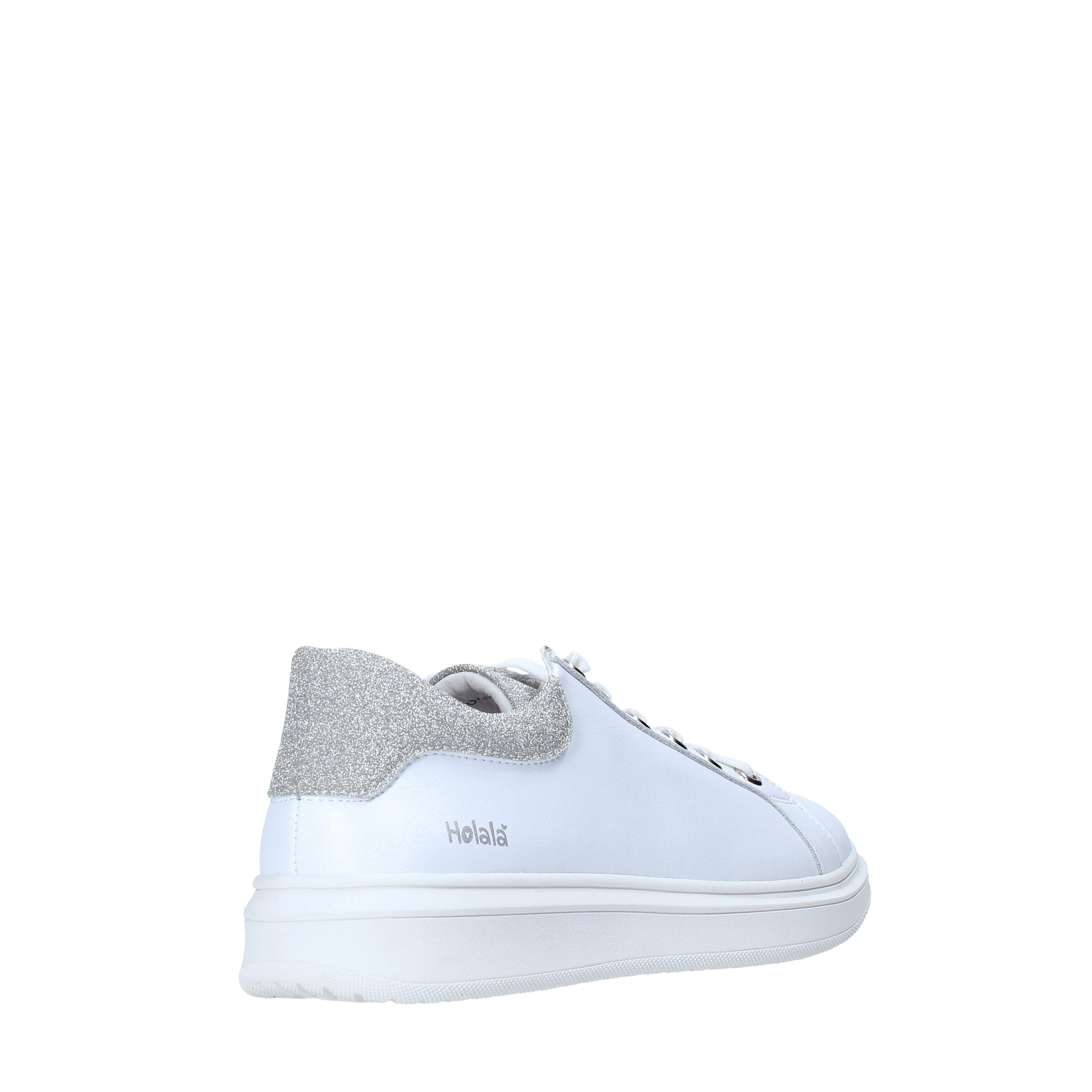 Sneakers Bianco Argento Holalà