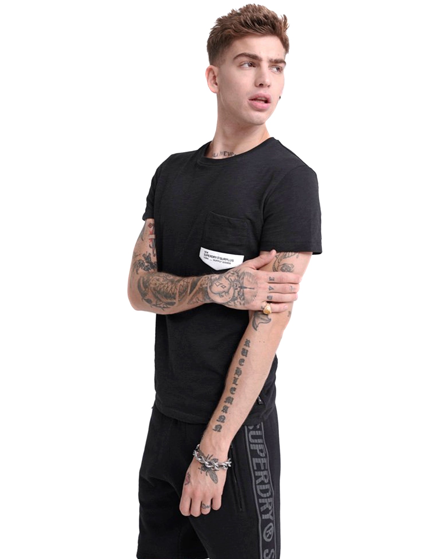 T-shirt Nero Superdry