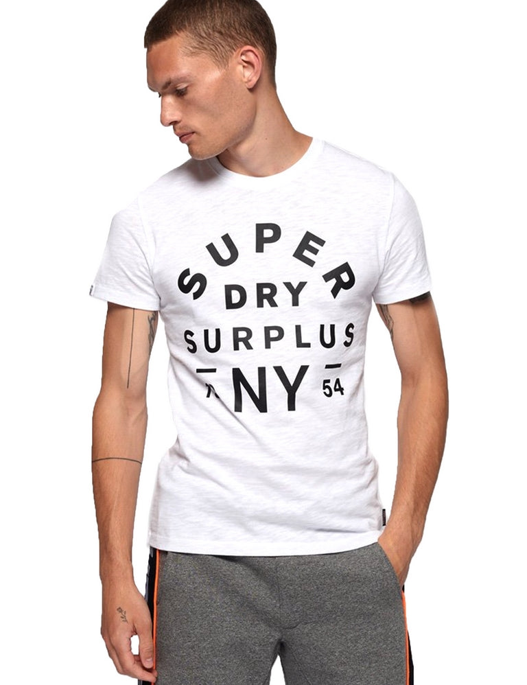 T-shirt Bianco Superdry