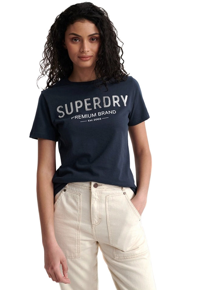T-shirt Blu Superdry