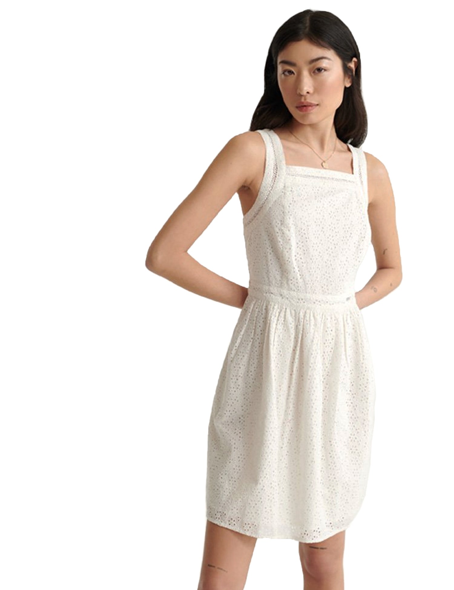 Vestiti Bianco Superdry